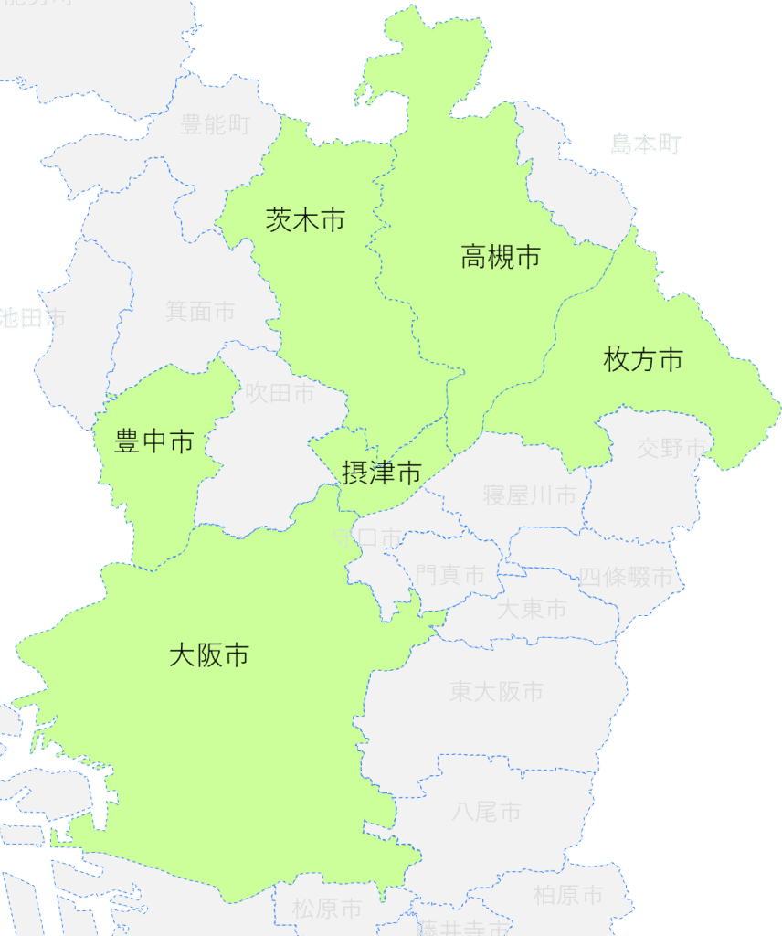 大阪府地図